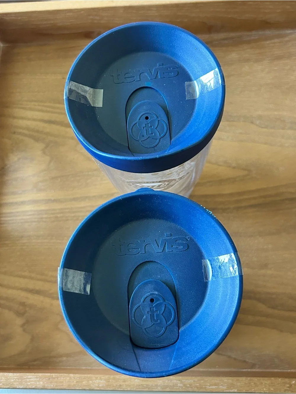 tervis Milwaukee Brewers Gold and Navy Dot 24oz Tumbler Set of 2 With Lids - Picture 7 of 10